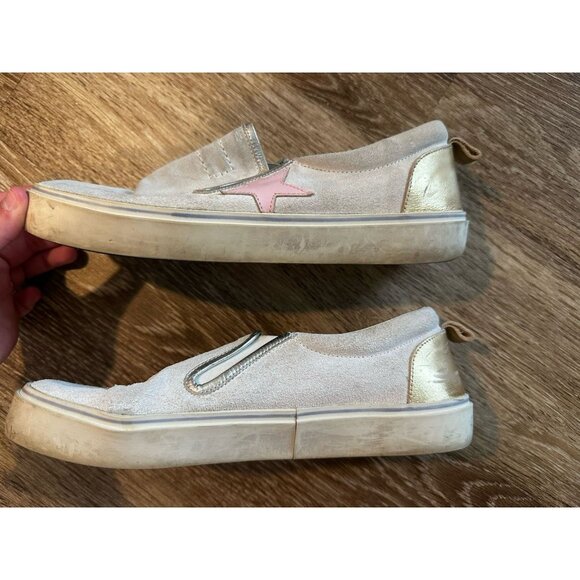 Golden Goose Limited Edition Hanami Slip Ons White with Pink Gold and Silver 39 - Picture 4 of 11